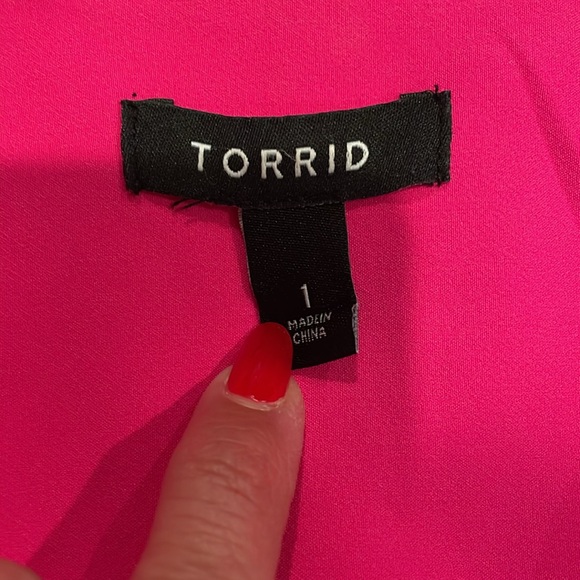 Torrid Hot Pink Oversized Blazer Size 1 - Picture 5 of 7
